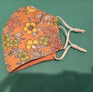 Tory Burch Mask - Golden Floral pattern - NWOT